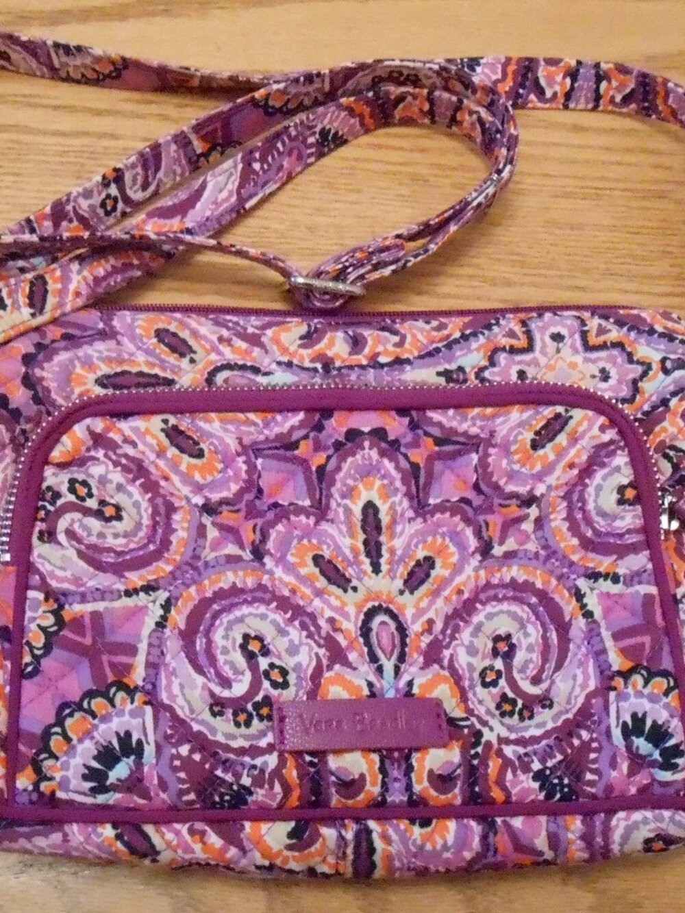 Vera Bradley Dream Tapestry Little Hipster Crossbody Quilted Bag Purse Excellent